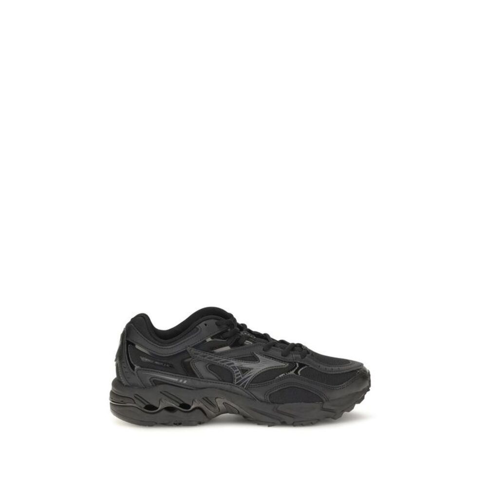 MIZUNO Black Fabric Athletic Men's Sneakers